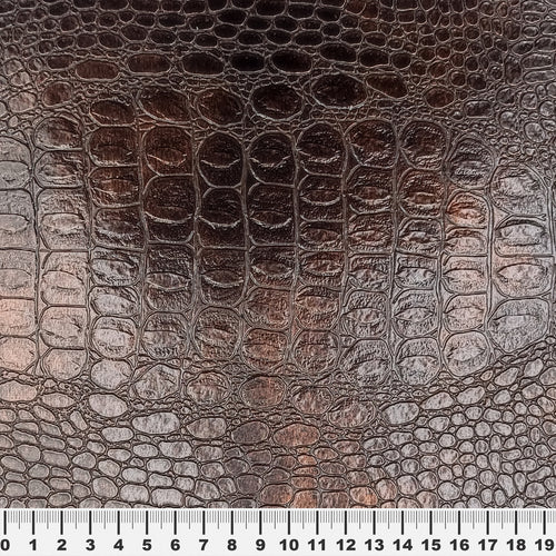 mostra Piele ecologică Croco cu textură embosată
