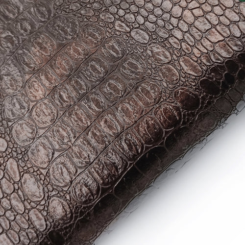 mostra Piele ecologică Croco cu textură embosată