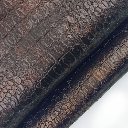 Piele ecologică Croco cu textură embosată